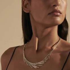 Women John Hardy Statement^Bamboo Fan Necklace, Sterling Silver