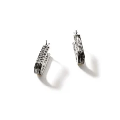 Women John Hardy Hoops^Bamboo Hoop Earring, Gold, Sterling Silver