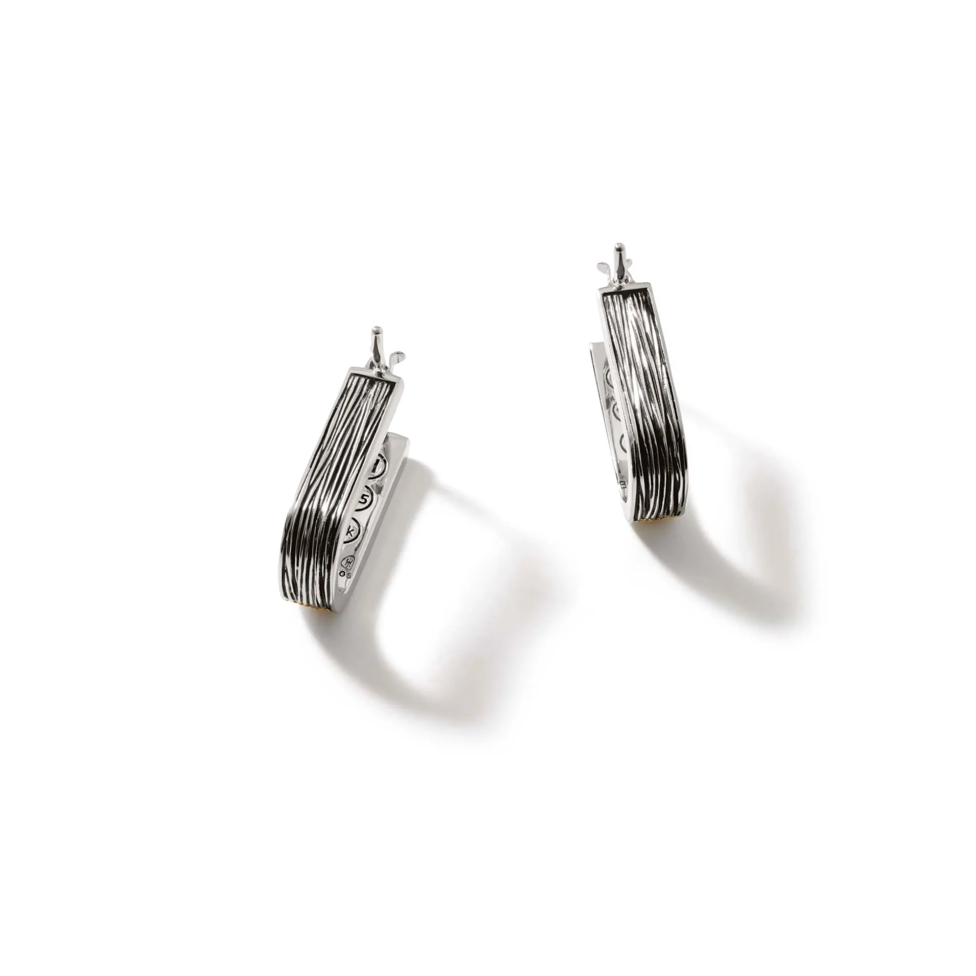 Women John Hardy Hoops^Bamboo Hoop Earring, Gold, Sterling Silver