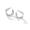 Women John Hardy Hoops^Bamboo Hoop Earring, Sterling Silver