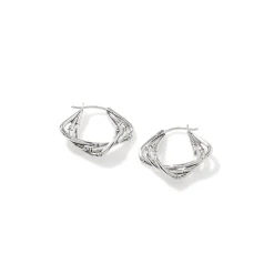 Women John Hardy Hoops^Bamboo Hoop Earring, Sterling Silver
