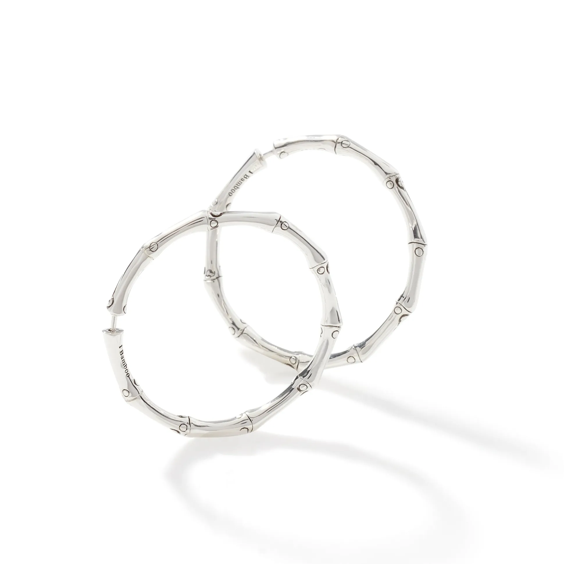 Women John Hardy Hoops^Bamboo Hoop Earring, Sterling Silver