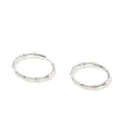 Women John Hardy Hoops^Bamboo Hoop Earring, Sterling Silver
