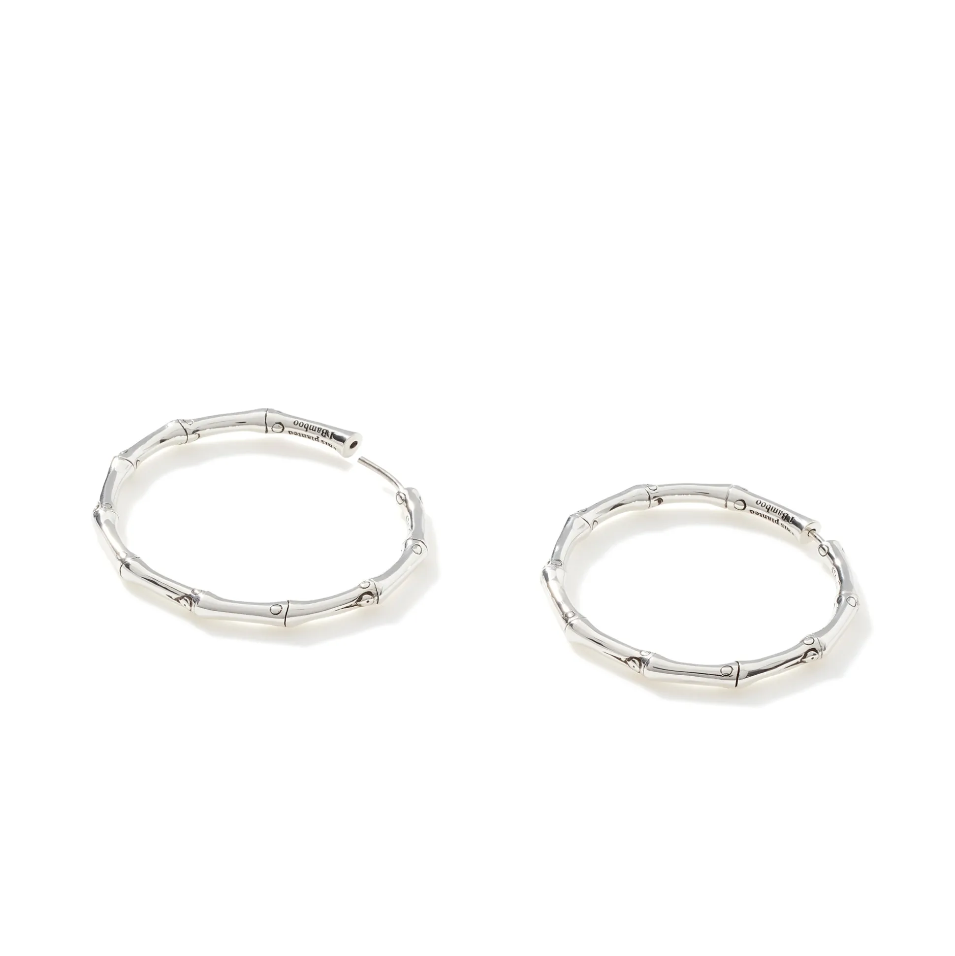 Women John Hardy Hoops^Bamboo Hoop Earring, Sterling Silver