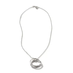 Women John Hardy Pendants^Bamboo Pendant Necklace, Silver, Pave