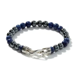 Men John Hardy Beads^Beaded Bracelet, Sterling Silver, Gemstones