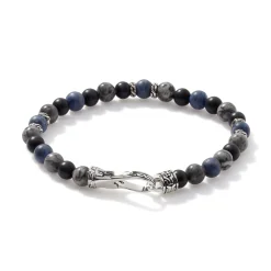 Men John Hardy Beads^Beaded Bracelet, Sterling Silver, Gemstones