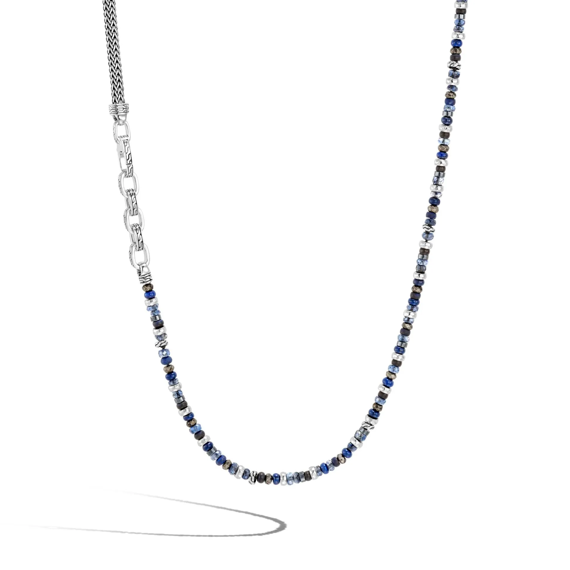 Men John Hardy Beads^Beaded Multi Wrap, Sterling Silver, Gemstones