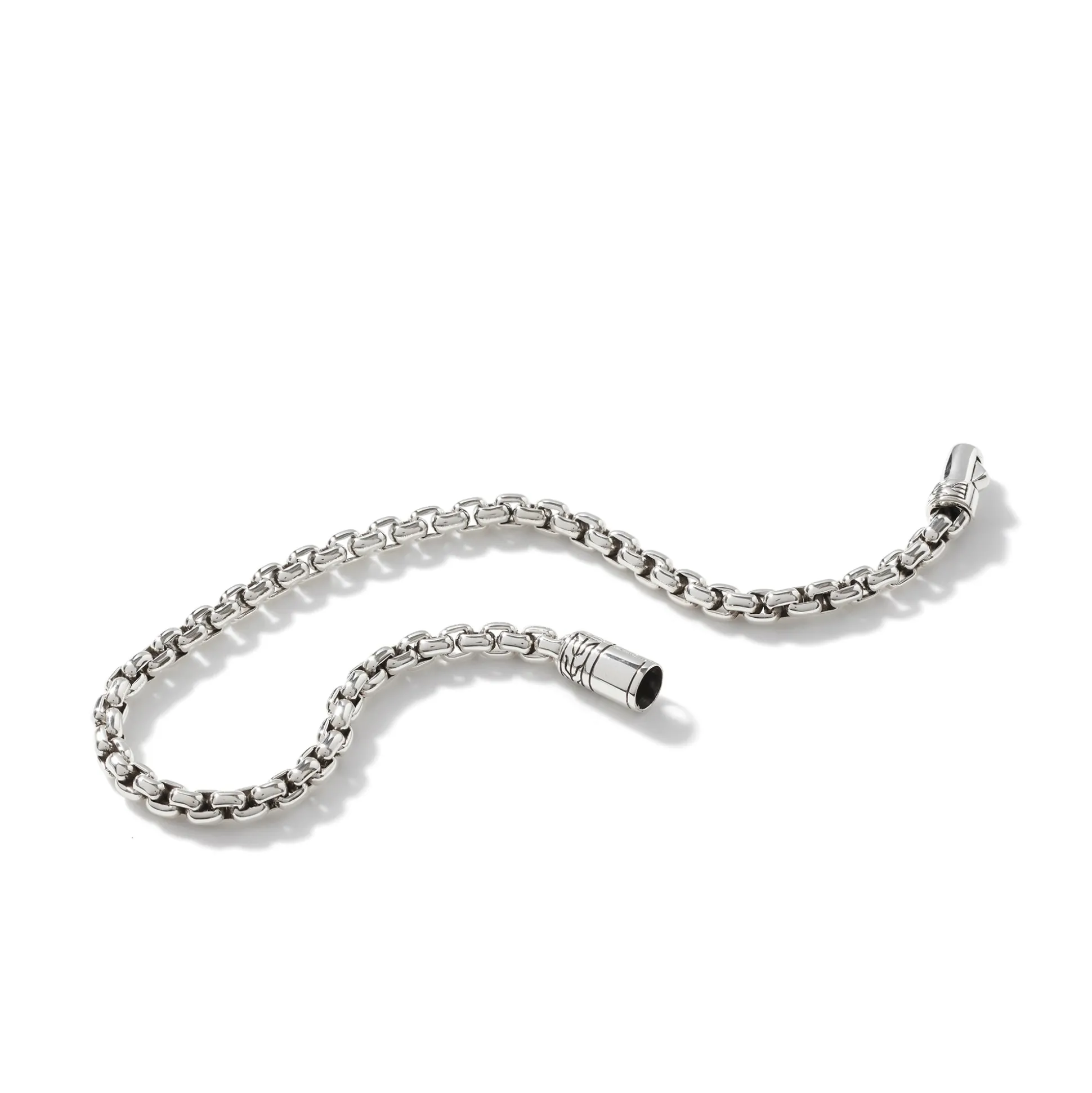 Men John Hardy Chains^Box Chain Bracelet, Sterling Silver, 4Mm