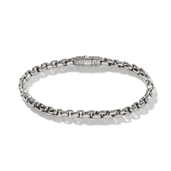 Men John Hardy Chains^Box Chain Bracelet, Sterling Silver, 4.8Mm