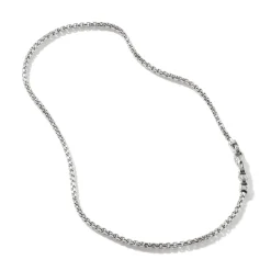 Men John Hardy Chains^Box Chain Necklace, Sterling Silver, 4Mm