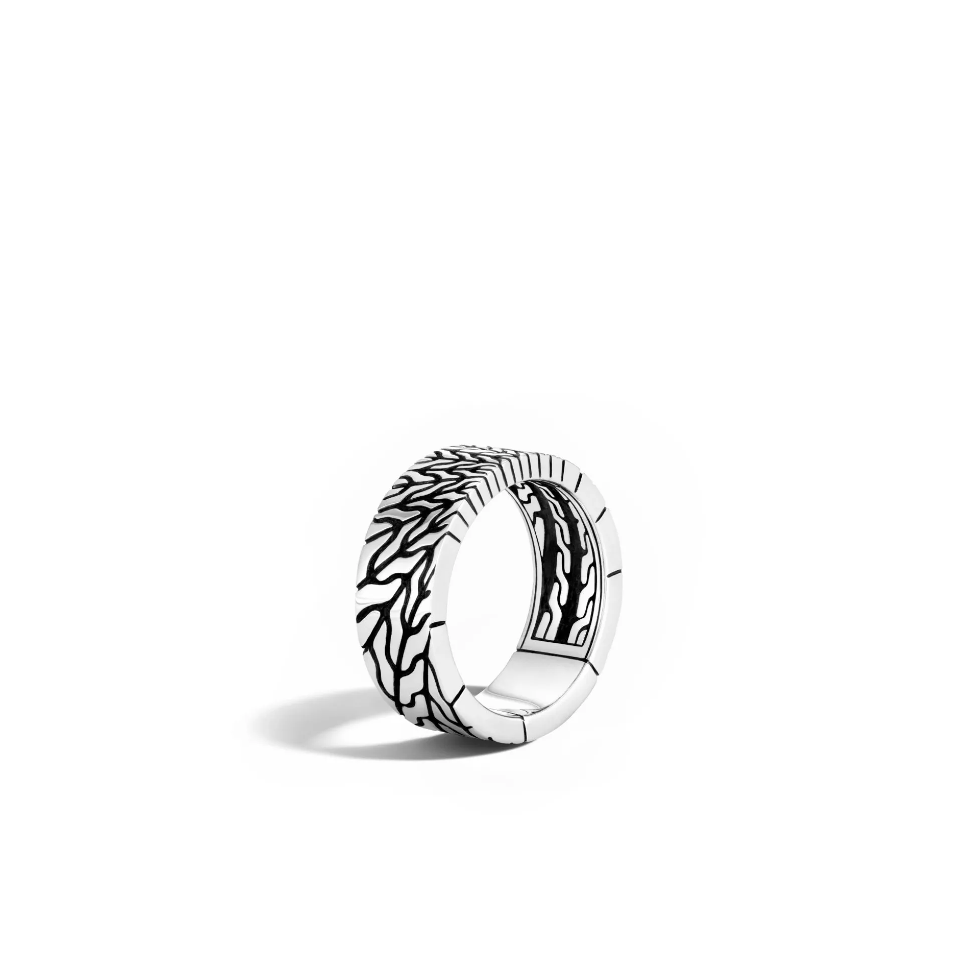 Men John Hardy Bands^Carved Chain Band Ring, Sterling Silver