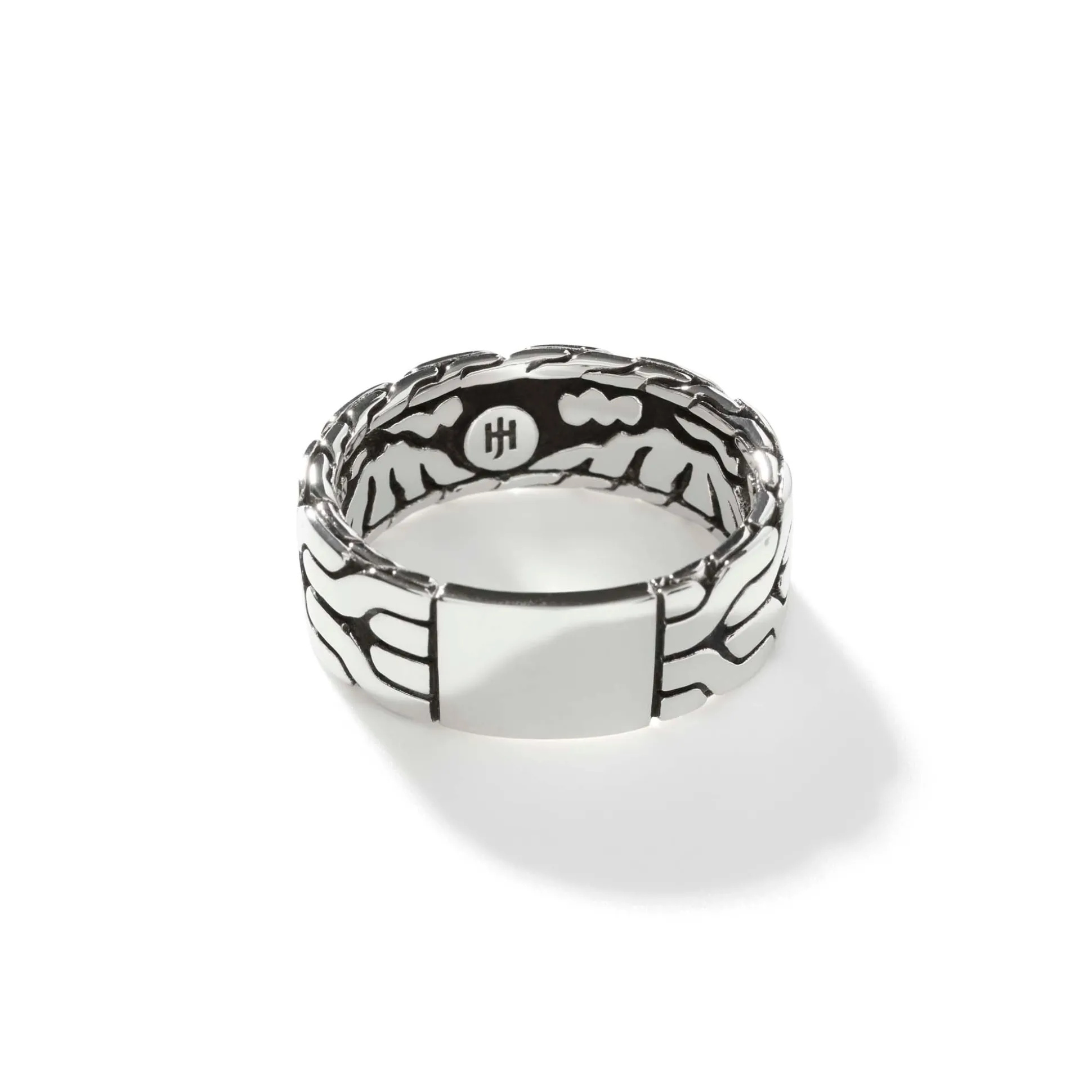 Men John Hardy Bands^Carved Chain Band Ring, Sterling Silver