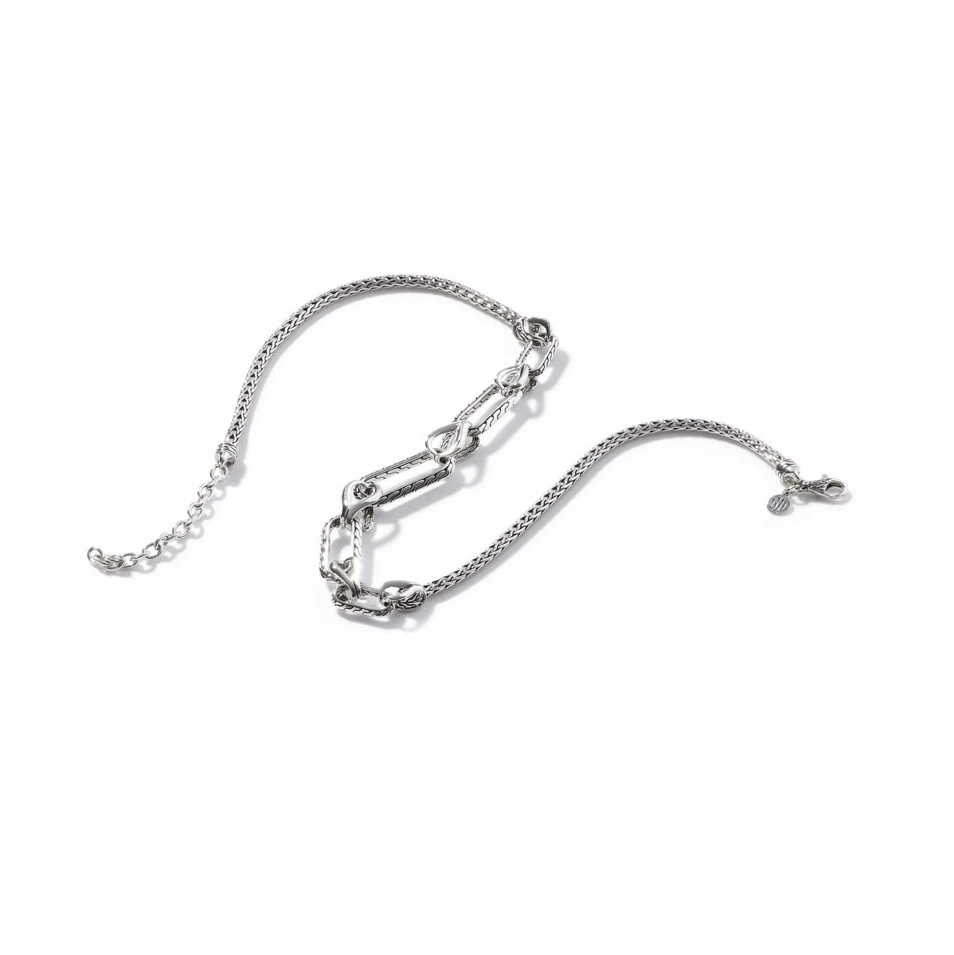 Women John Hardy Layering^Carved Chain Link Necklace, Sterling Silver