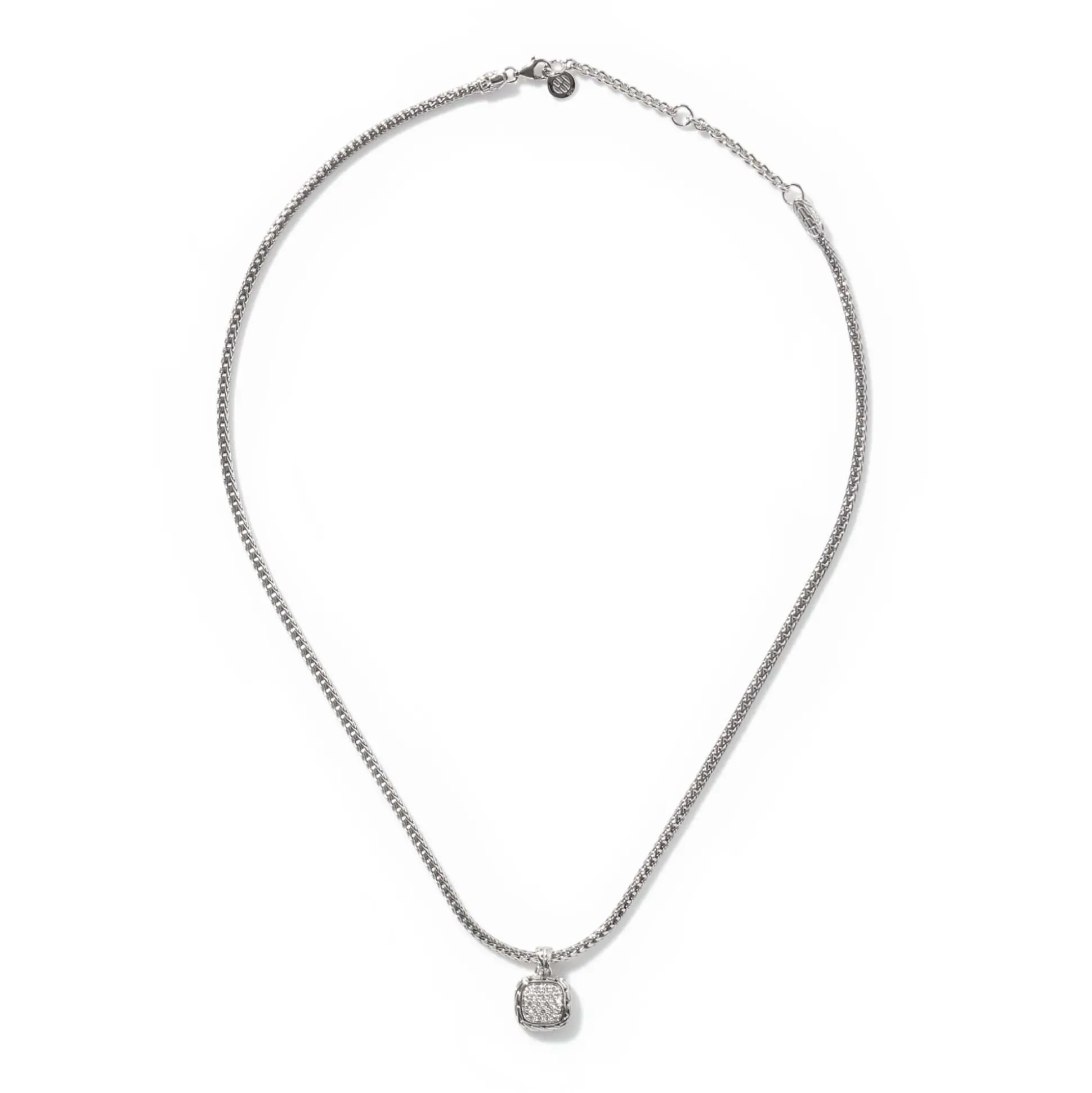 Women John Hardy Pendants^Carved Chain Necklace, Silver, Diamonds