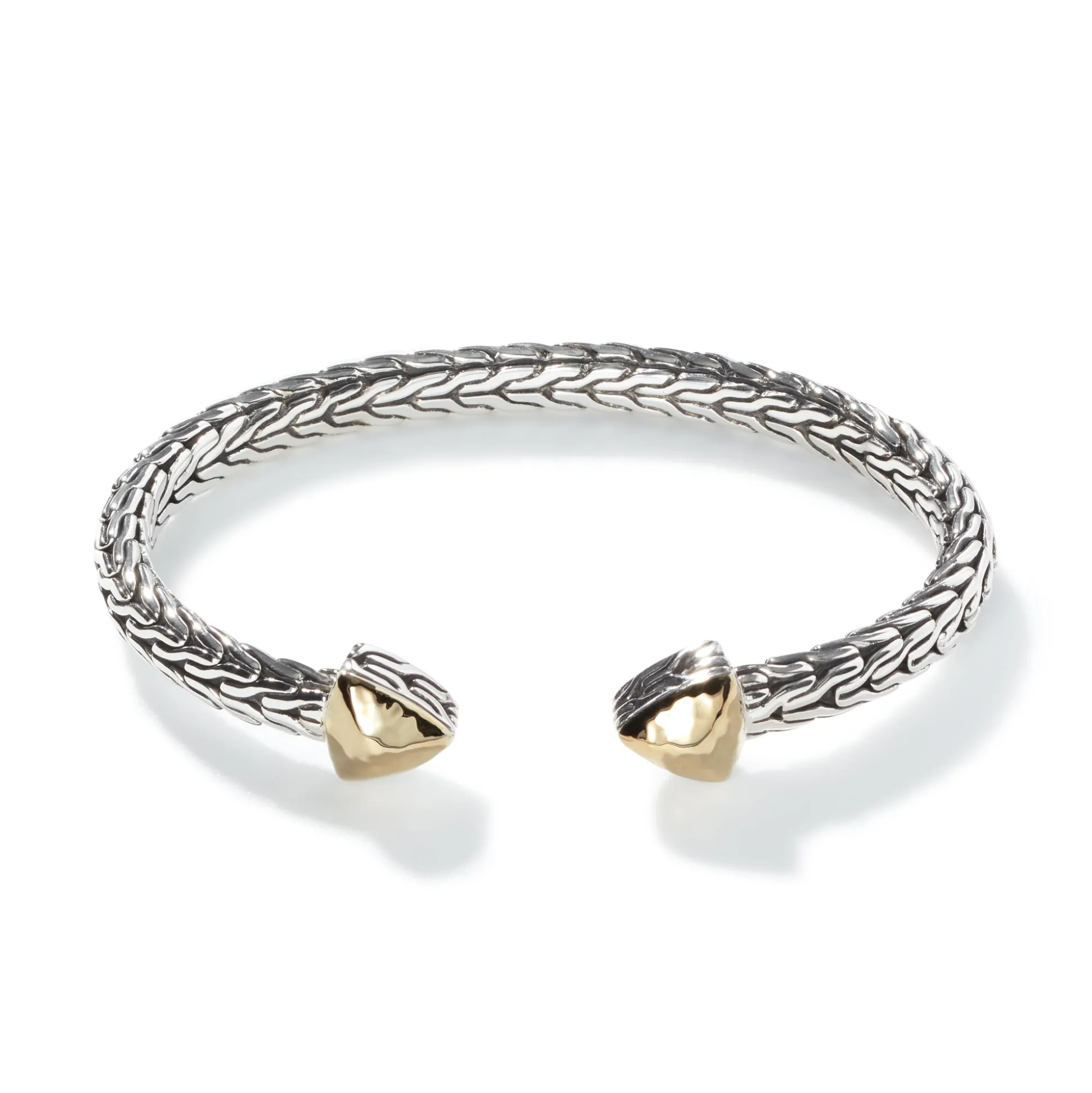 Women John Hardy Bangles & Cuffs^Carved Chain Palu Flex Cuff, Silver, Gold