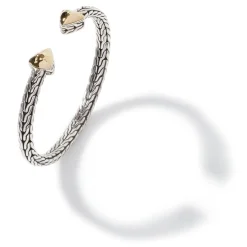 Women John Hardy Bangles & Cuffs^Carved Chain Palu Flex Cuff, Silver, Gold