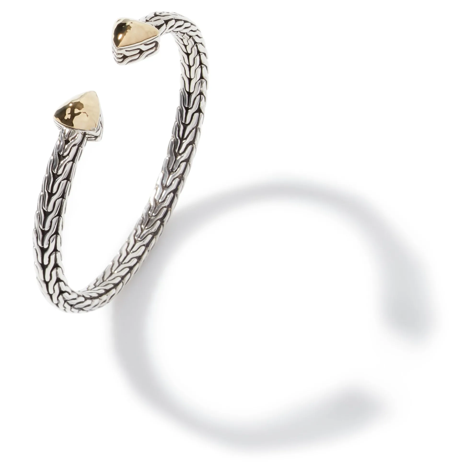 Women John Hardy Bangles & Cuffs^Carved Chain Palu Flex Cuff, Silver, Gold