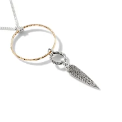 Women John Hardy Pendants^Carved Chain Palu Necklace, Silver, Gold