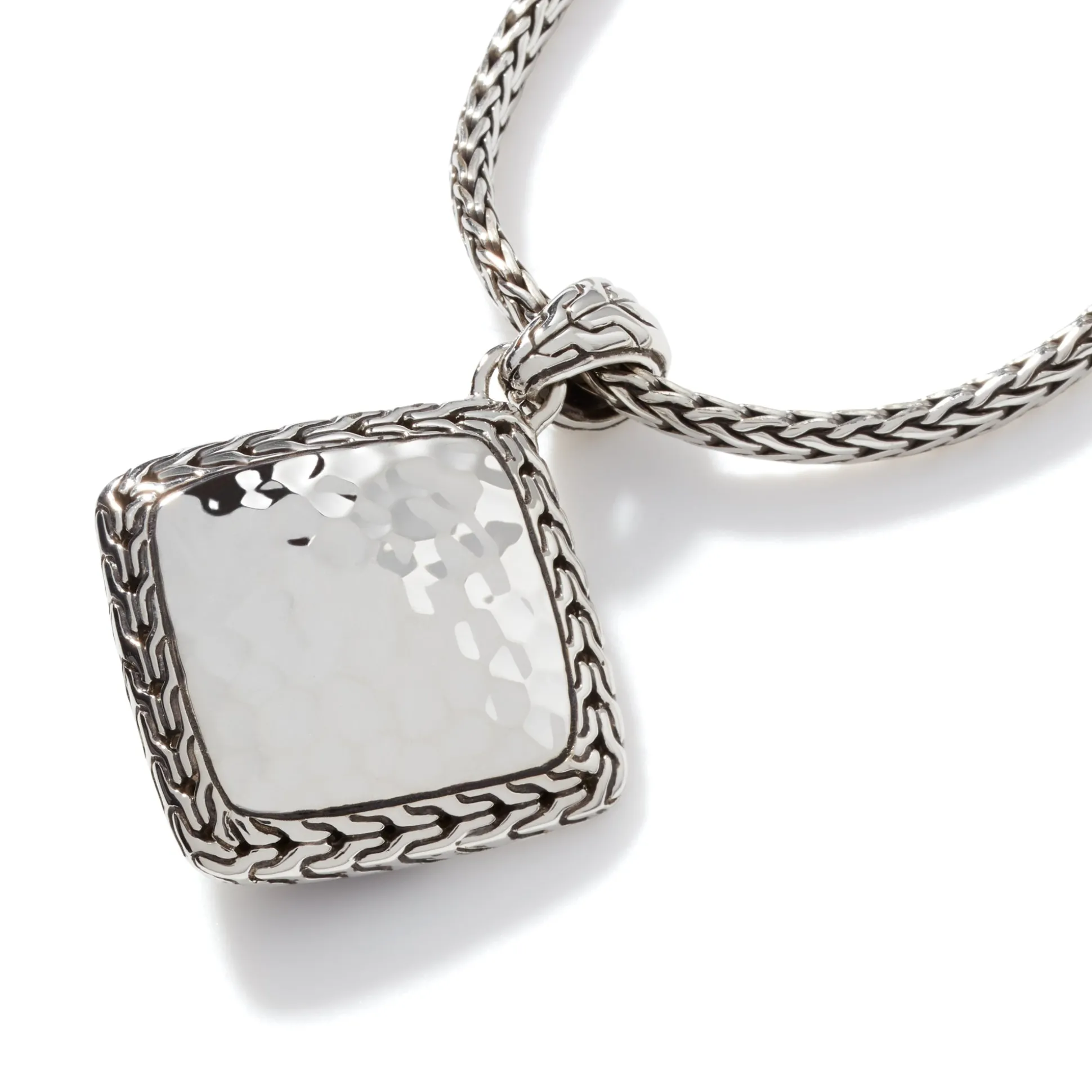 Women John Hardy Pendants^Carved Chain Pendant Necklace, Silver, Pave