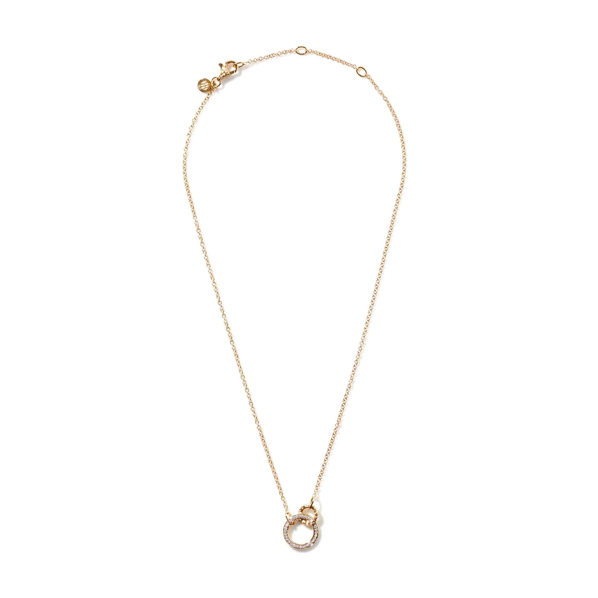 Women John Hardy Pendants^Carved Chain Pendant Necklace, Gold, Diamonds