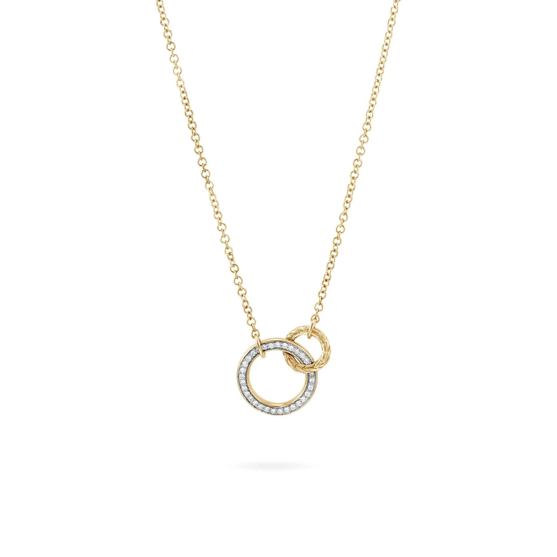 Women John Hardy Pendants^Carved Chain Pendant Necklace, Gold, Diamonds