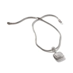 Women John Hardy Pendants^Carved Chain Pendant, Silver, Diamonds