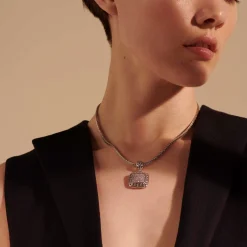 Women John Hardy Pendants^Carved Chain Pendant, Silver, Diamonds