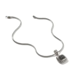 Women John Hardy Pendants^Carved Chain Pendant, Silver, Diamonds