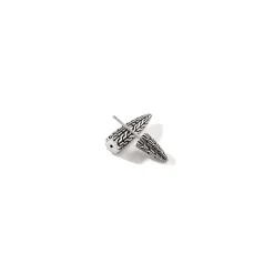 Men John Hardy Studs^Carved Chain Single Earring, Sterling Silver