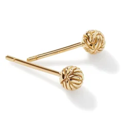 Men John Hardy Studs^Carved Chain Stud Earring, Gold