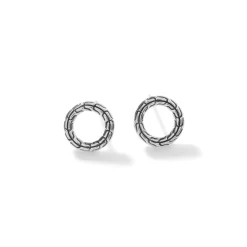 Men John Hardy Studs^Carved Chain Stud Earring, Sterling Silver