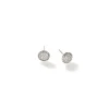 Men John Hardy Studs^Carved Chain Stud Earring, Silver, Diamonds
