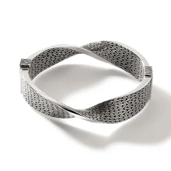 Women John Hardy Bangles & Cuffs^Carved Chain Twisted Bangle, Sterling Silver