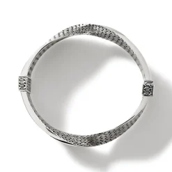 Women John Hardy Bangles & Cuffs^Carved Chain Twisted Bangle, Sterling Silver