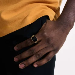 Men John Hardy Signets^Carved Signet Ring, Sterling Silver, Gemstone