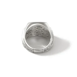 Men John Hardy Signets^Carved Signet Ring, Sterling Silver, Gemstone
