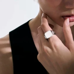 Men John Hardy Signets^Carved Signet Ring, Sterling Silver, Gemstone