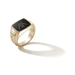 Men John Hardy Signets^Carved Signet Ring, Sterling Silver, Gemstone