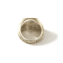 Men John Hardy Signets^Carved Signet Ring, Sterling Silver, Gemstone