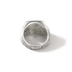 Men John Hardy Signets^Carved Signet Ring, Sterling Silver, Gemstone