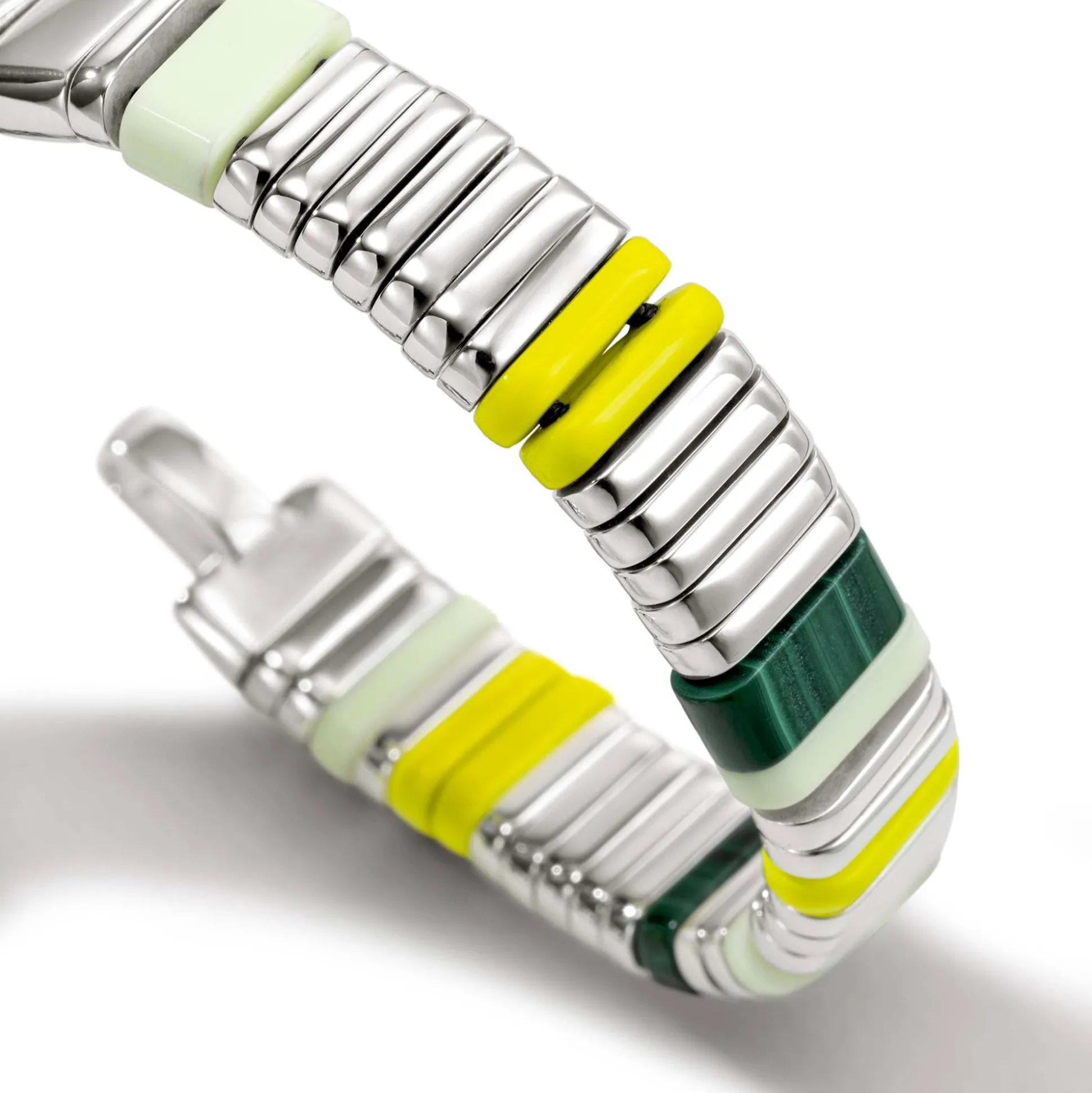 Men John Hardy Beads^Colorblock Bracelet, Silver, Gemstones