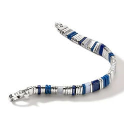 Men John Hardy Beads^Colorblock Bracelet, Silver, Gemstones