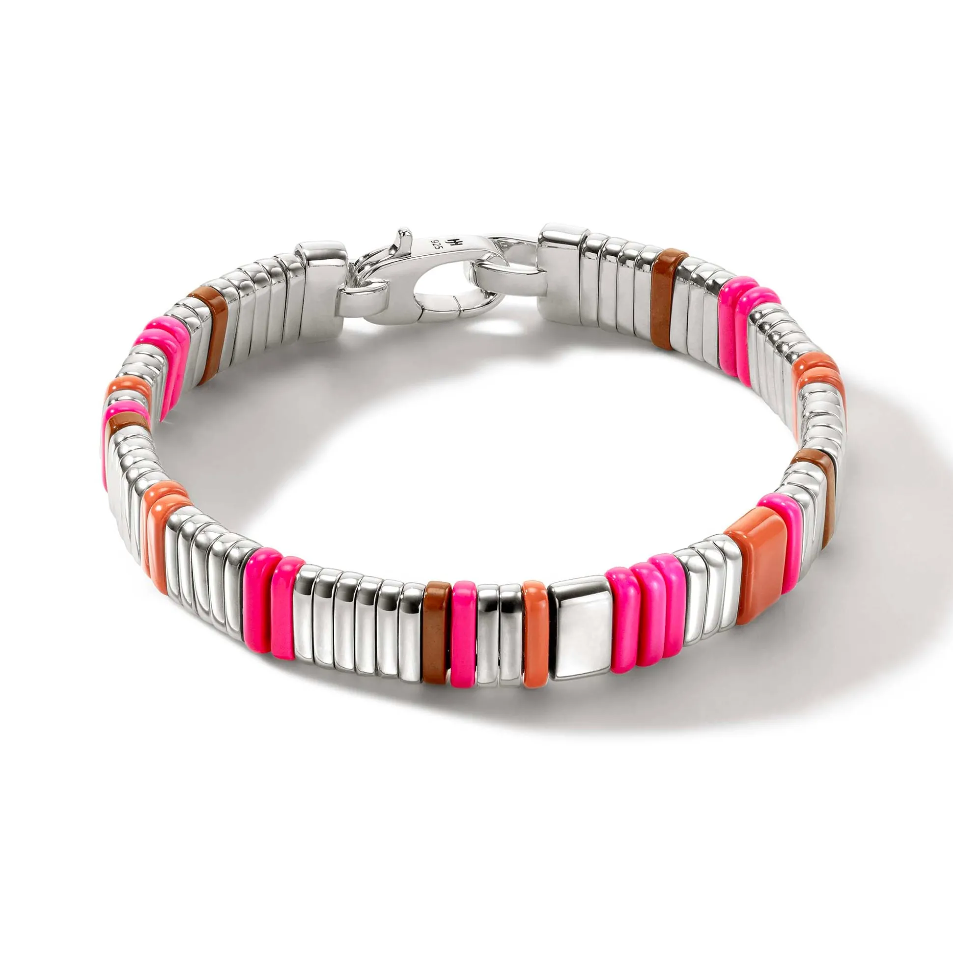 Men John Hardy Beads^Colorblock Bracelet, Silver, Gemstones
