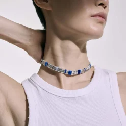 Women John Hardy Beads^Colorblock Choker, Silver, Gemstones