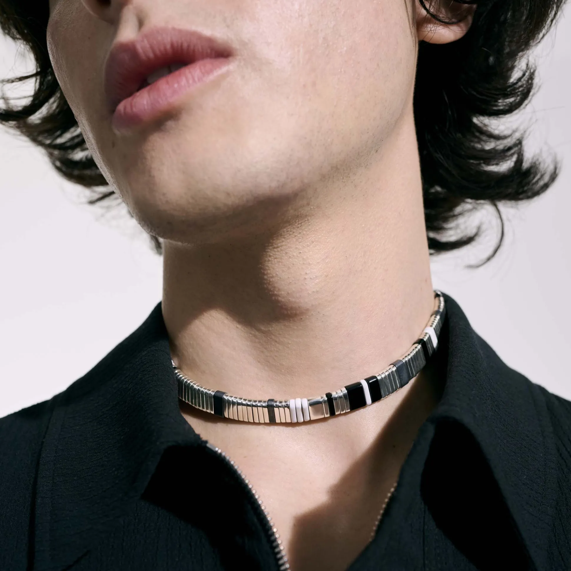 Women John Hardy Beads^Colorblock Choker, Silver, Gemstones