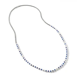 Women John Hardy Beads^Colorblock Necklace, Silver, Gemstones, Pearl