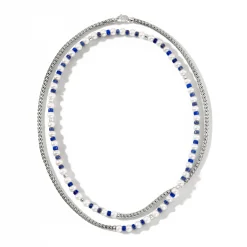 Women John Hardy Beads^Colorblock Necklace, Silver, Gemstones, Pearl