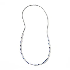 Women John Hardy Beads^Colorblock Necklace, Silver, Gemstones, Pearl
