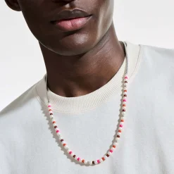 Women John Hardy Beads^Colorblock Necklace, Silver, Gemstones, Pearl